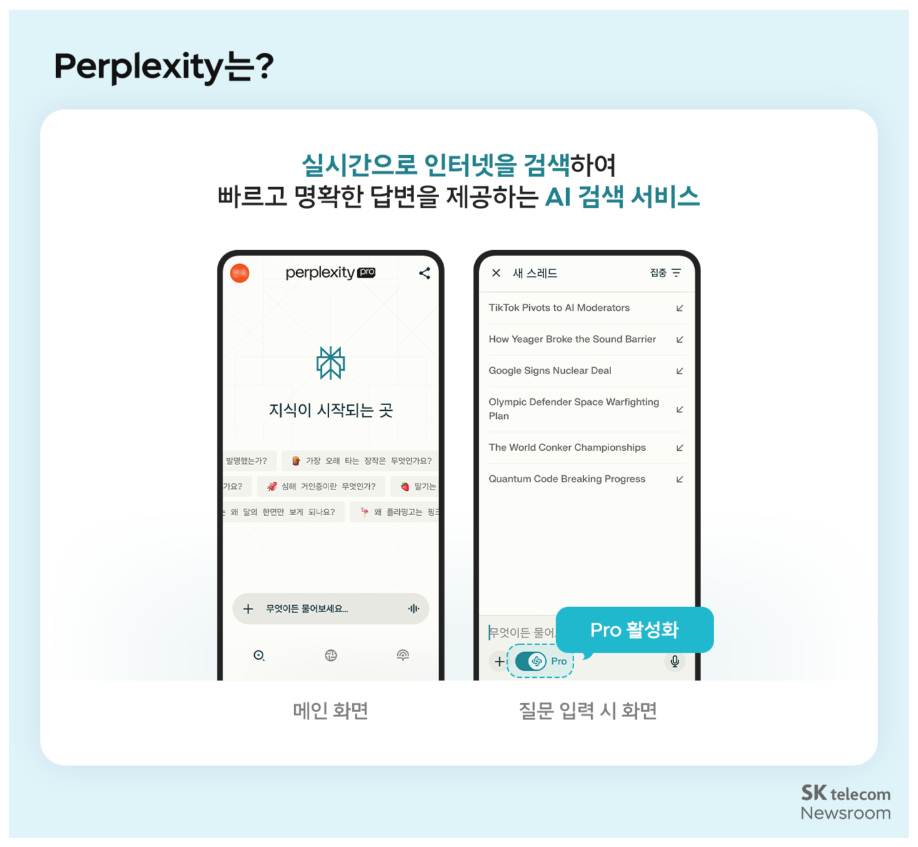 SKT PERPLEXITY 무료
