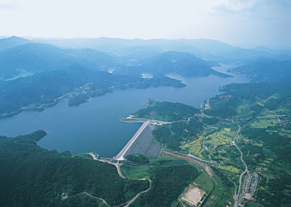 주암댐 전경사진