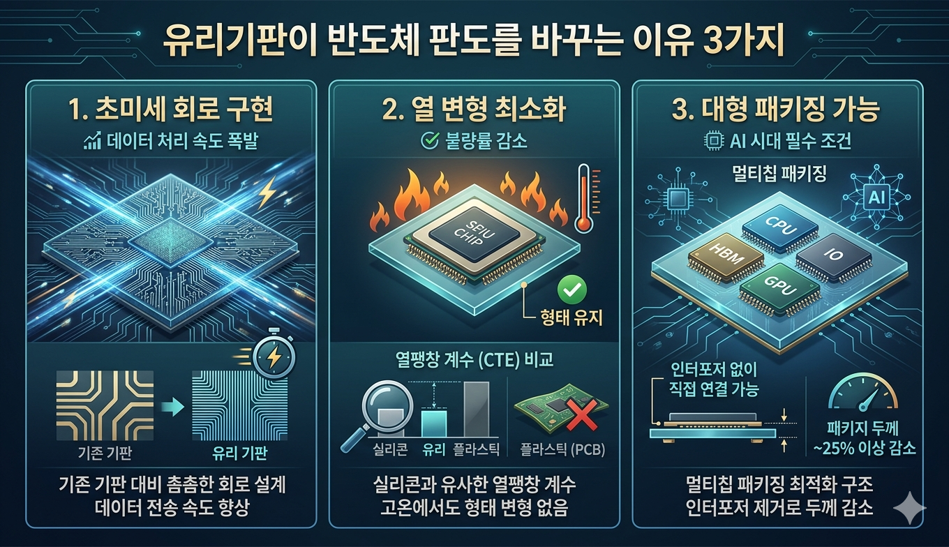 유리기판이 시장을 바꾸는 3가지 이유