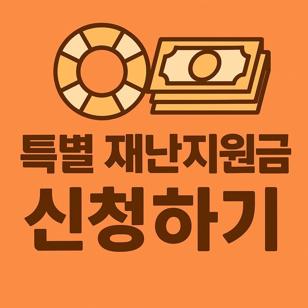특별 재난지원금 신청하기|2025년
