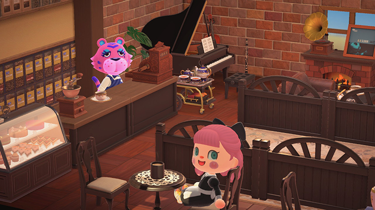 신디 복고풍 재즈 카페 모동숲 해피홈 파라다이스