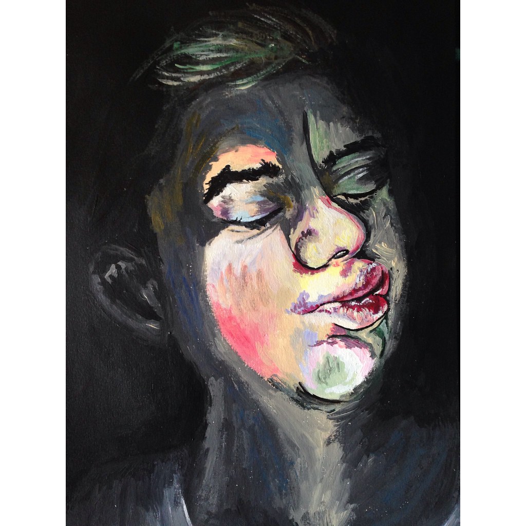 Jenny Saville response
Response to Saville looking at presentation of unconventional beauty. Acrylic paints.