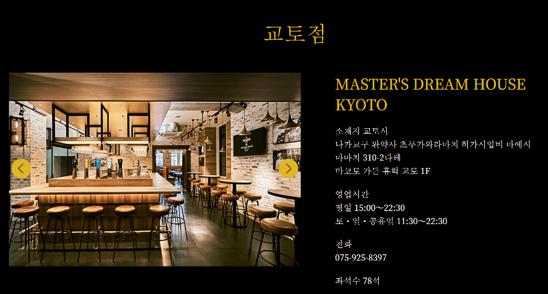 산토리 마스터즈 드림(Master's Dream) 교토