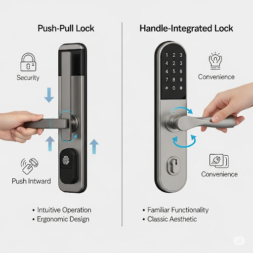 스마트 도어락 비교 사진