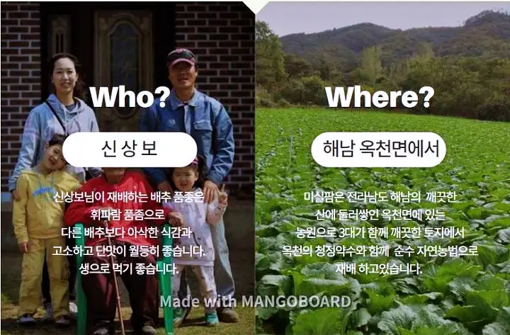 생활의달인 해남 해풍 절임 배추 달인 전국 택배 온라인 주문 방법 상세 정보 다시보기