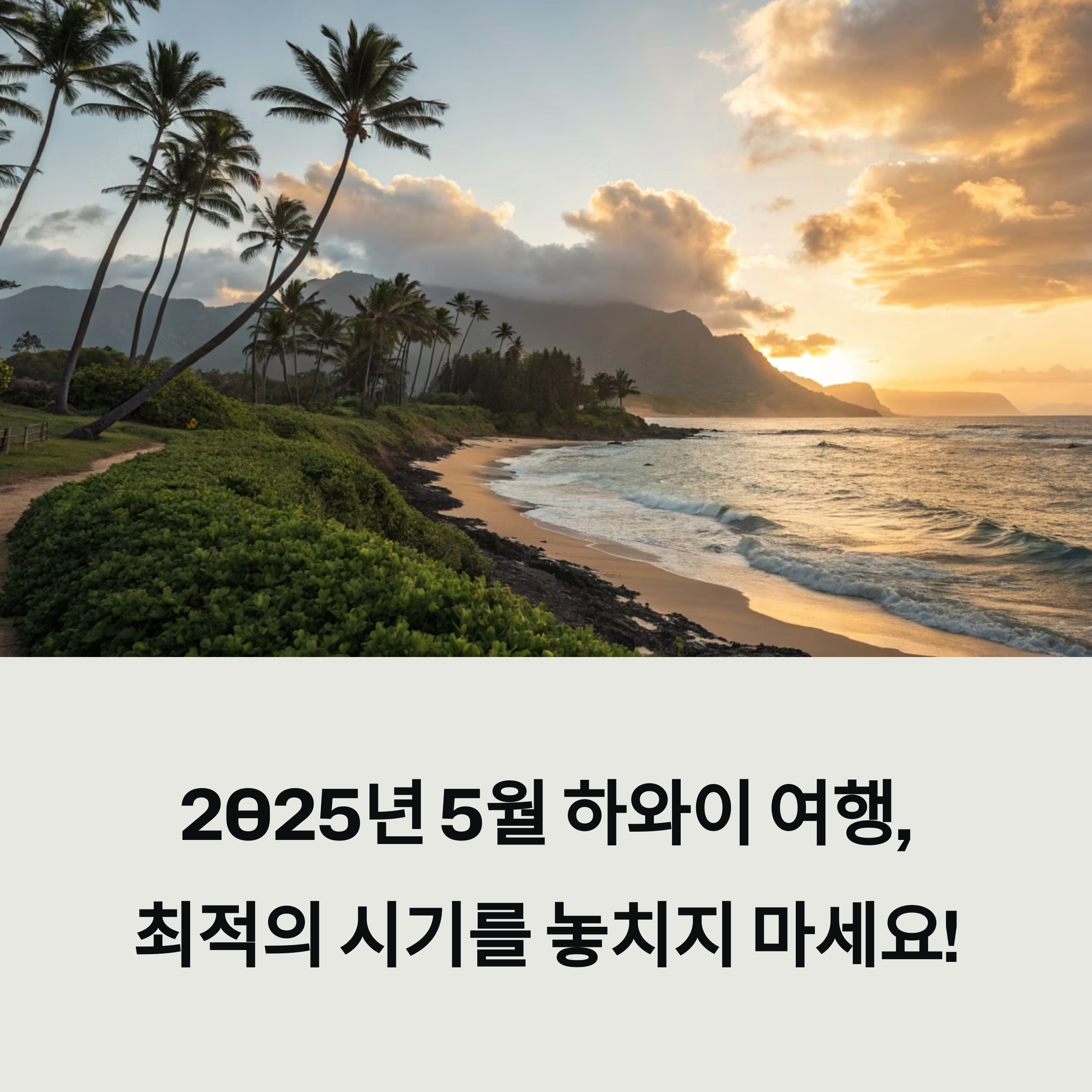 5월 하와이 여행, 최적의 시기를 놓치지 마세요