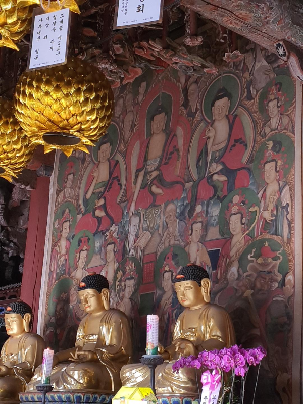 김홍도의 삼세여래후불탱화