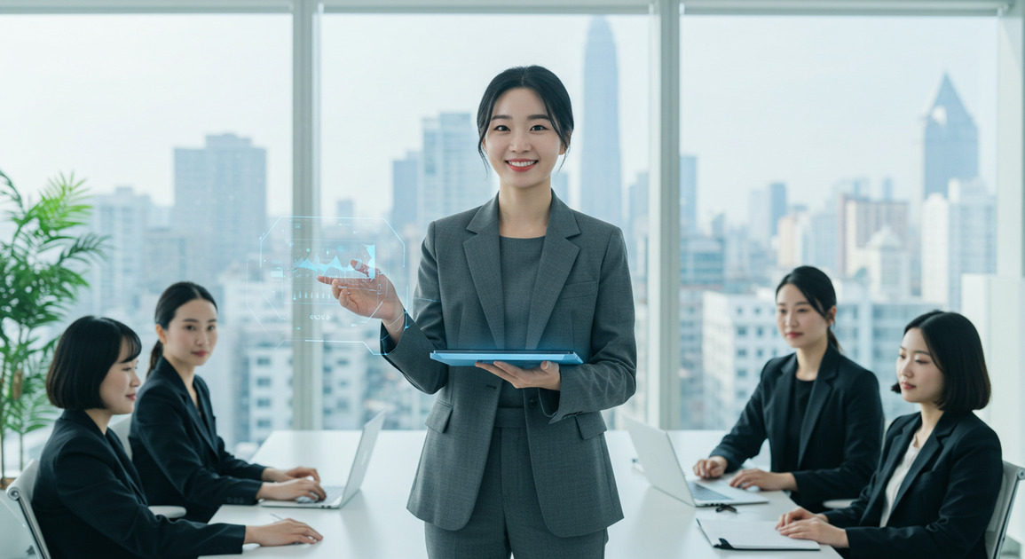 직장인들의 일하는 모습