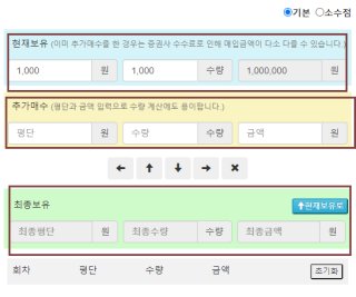 주식 물타기 계산기, 코인 물타기 계산기 바로 사용하기