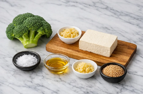 브로콜리 무침 재료