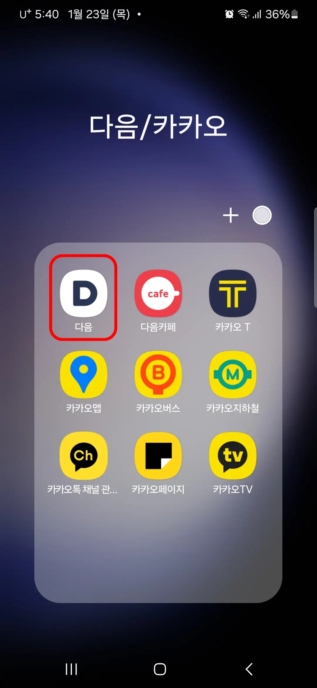 다음 앱