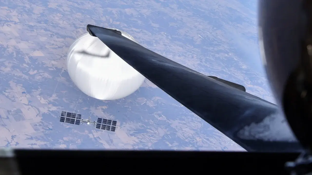 미국 중부 대륙 상공-로이터 출저