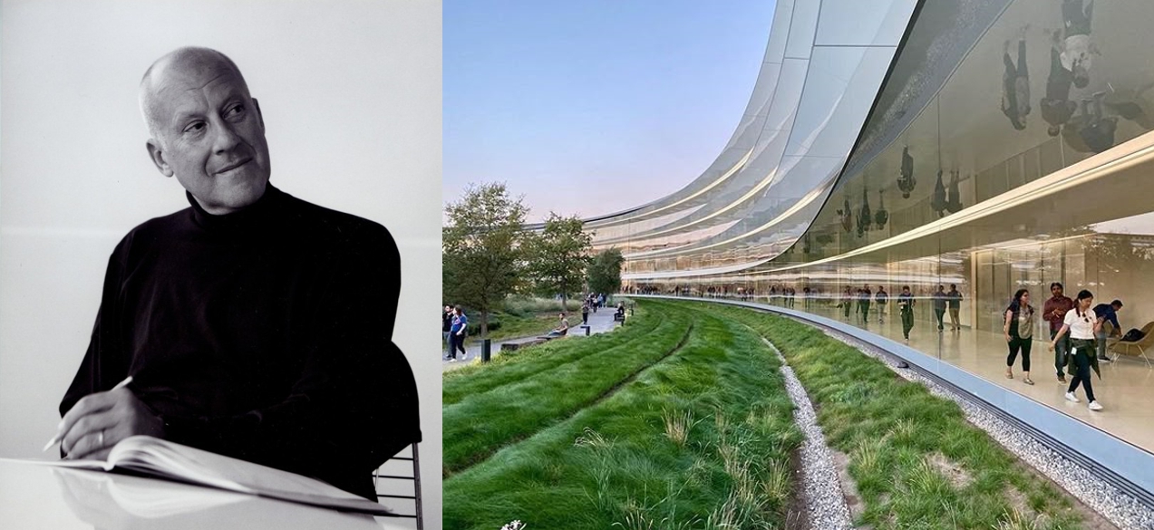 노먼 포스터와 애플 파크 관련 이미지