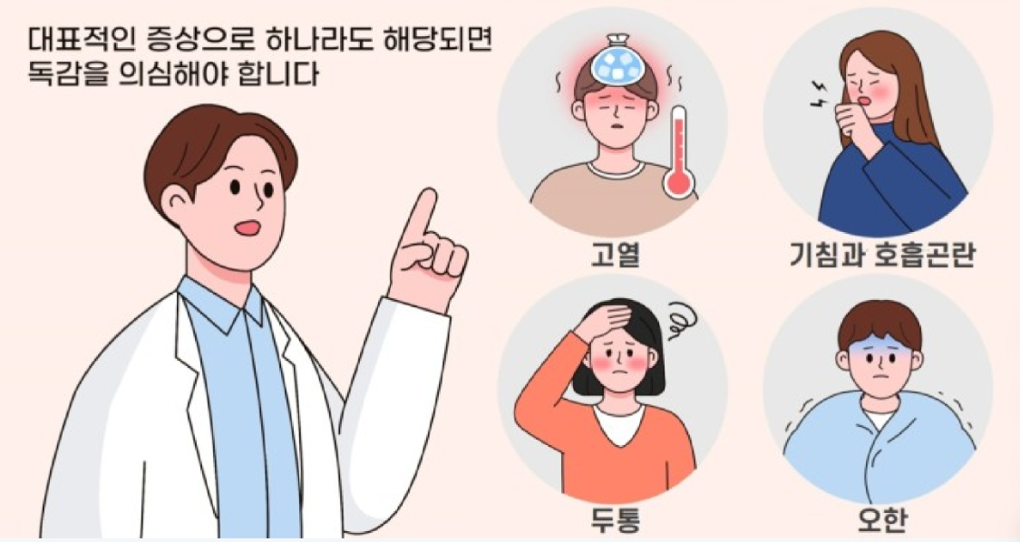 독감 의심 증상