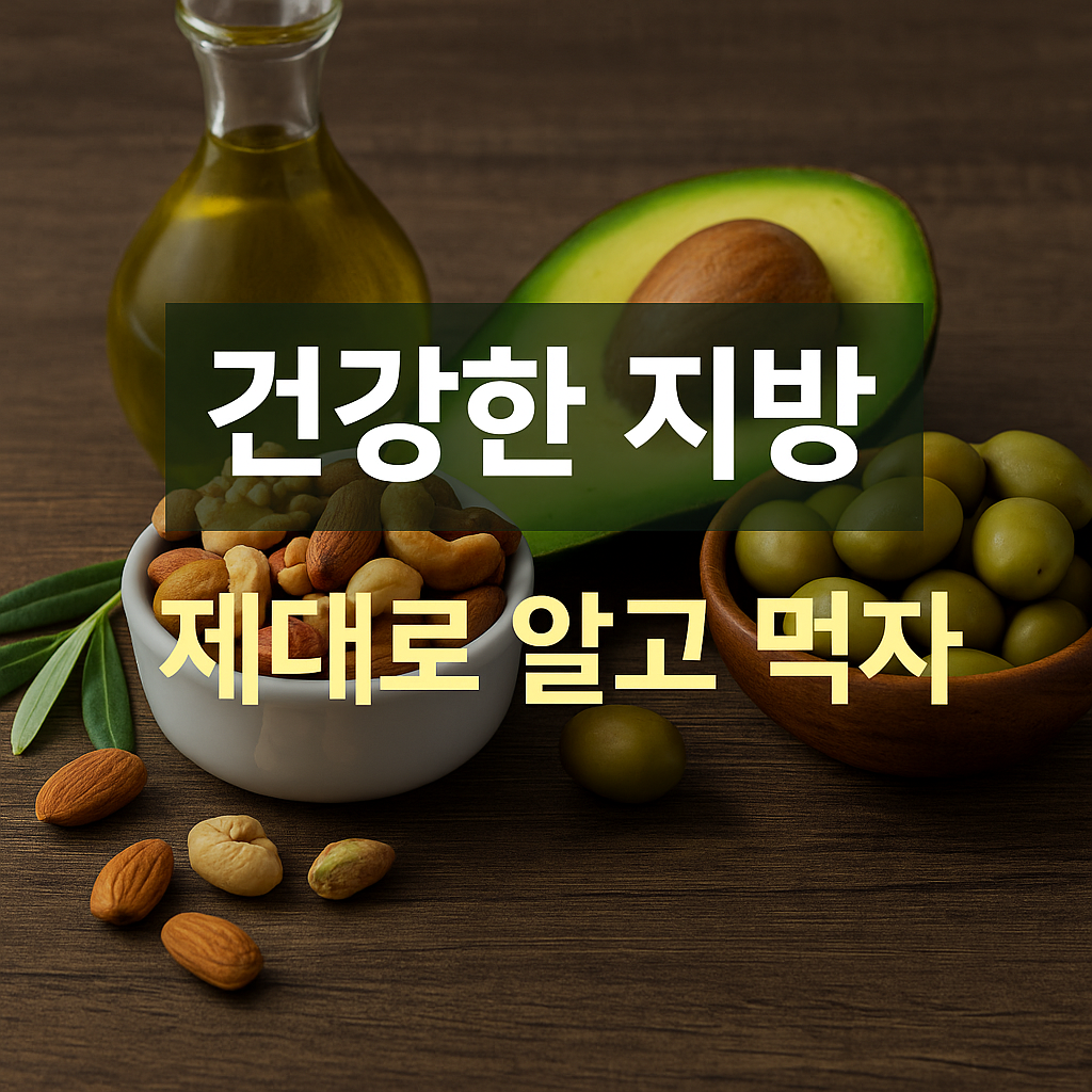 건강한 지방, 제대로 알고 먹자