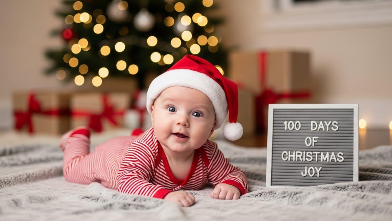 크리스마스 100일 아기