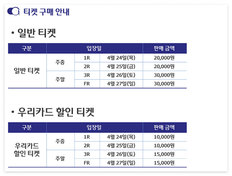 우리금융 챔피언십