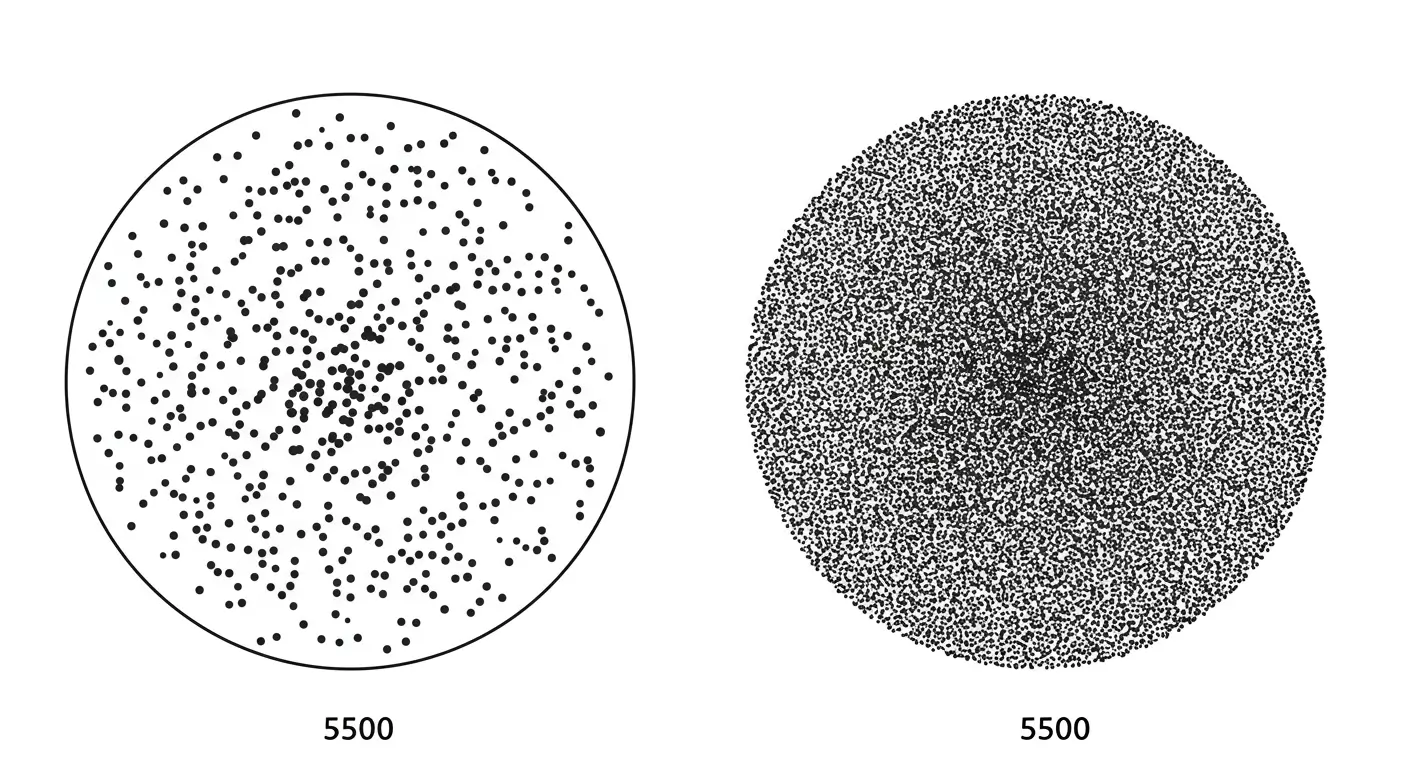 500개 대형주로 구성된 S&amp;P 500과, 미국 전체 시장 약 3,700개 기업으로 구성된 VTI의 차이