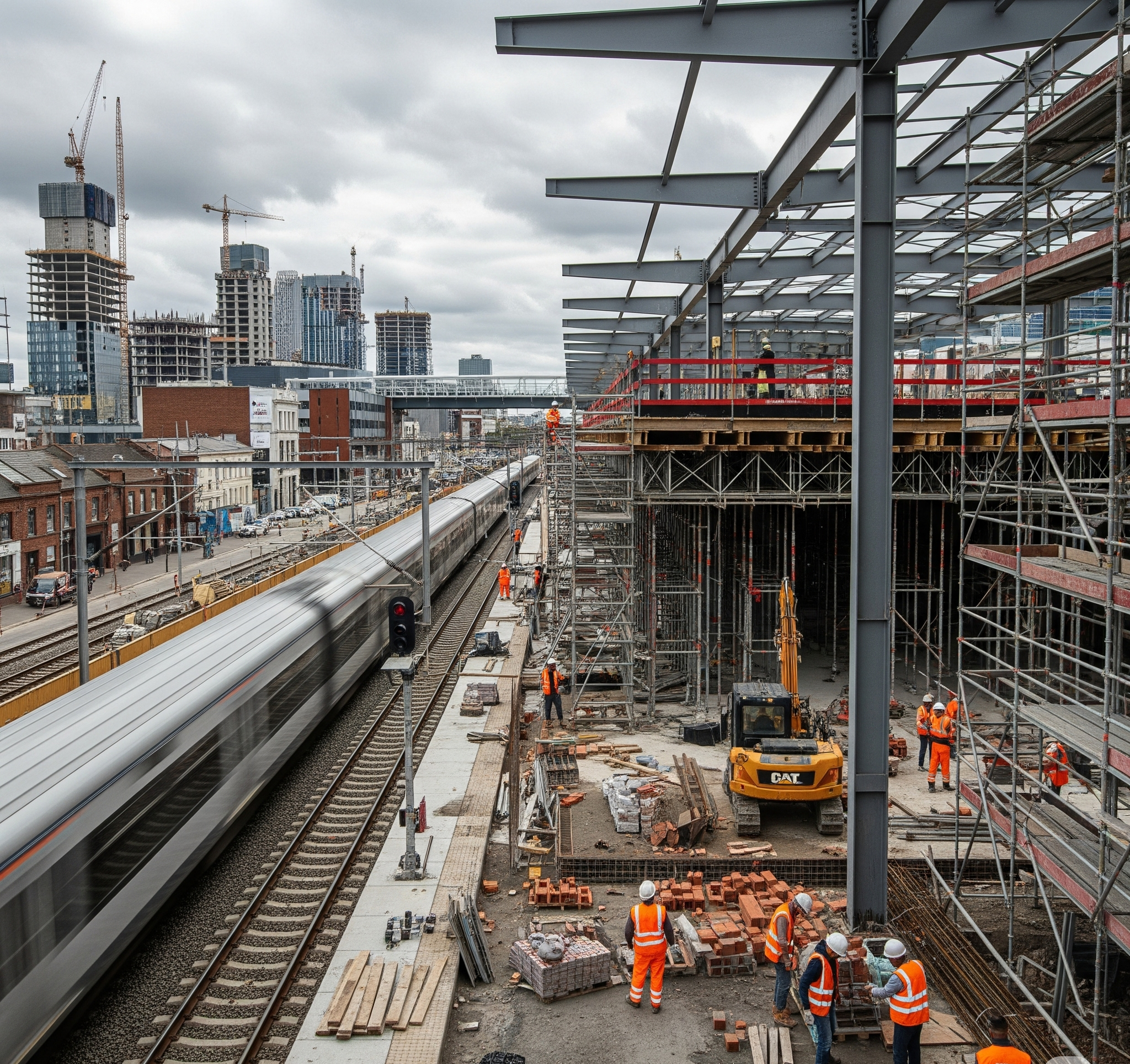 철도 예정지 주변 토지