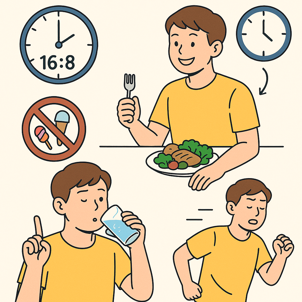 초보자를 위한 간헐적 단식 방법과 주의사항