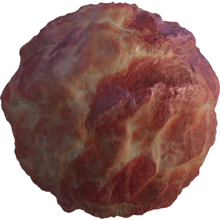 soft red foam flesh pbr texture sbsar