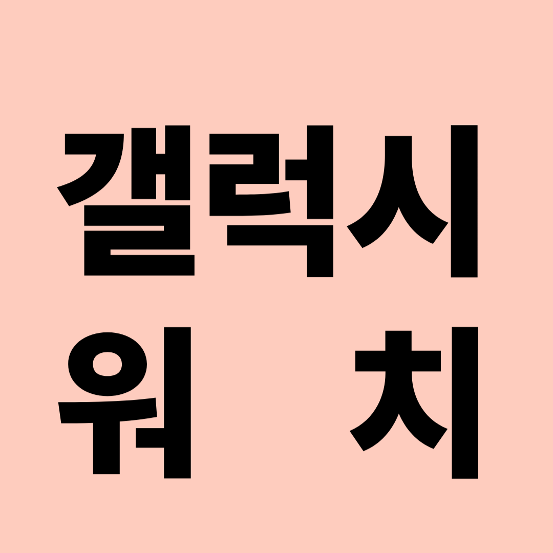 갤럭시워치