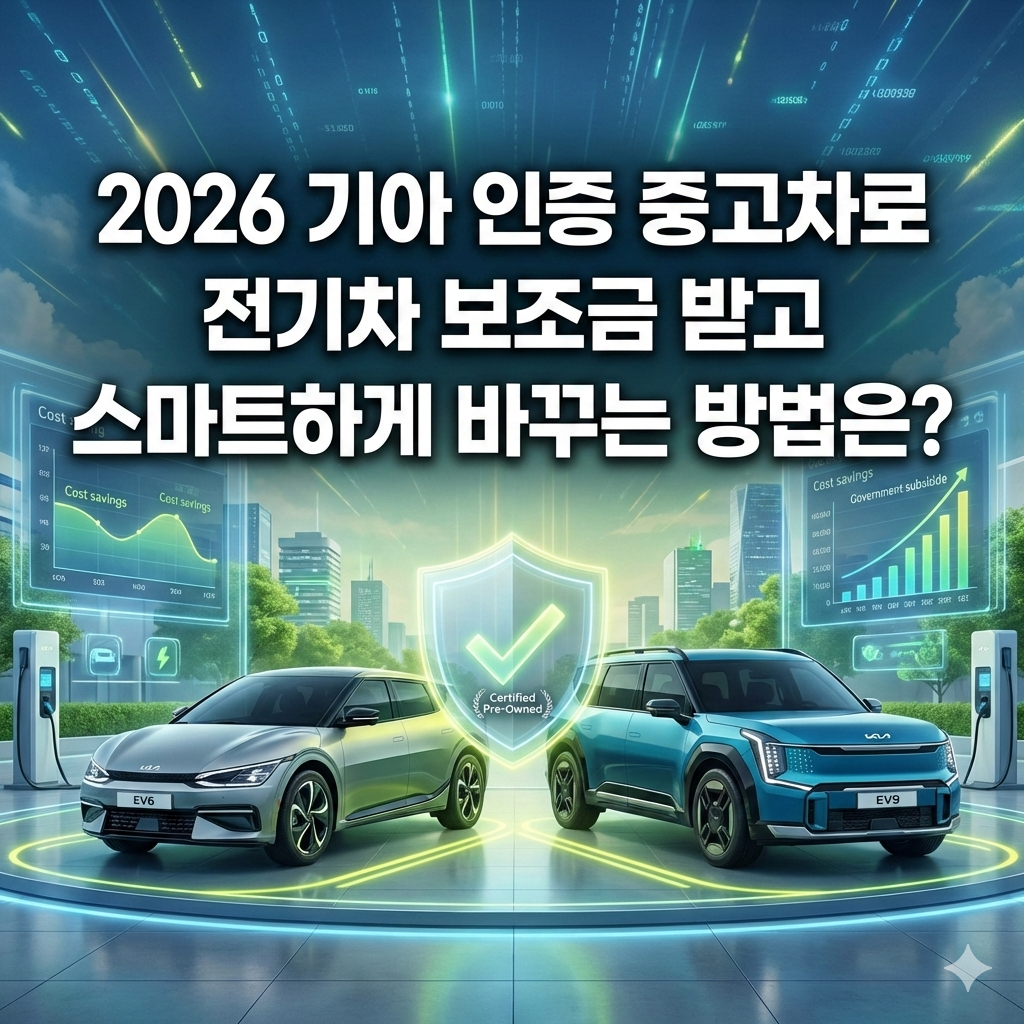 2026 기아 인증 중고차로 전기차 보조금 받고 스마트하게 바꾸는 방법