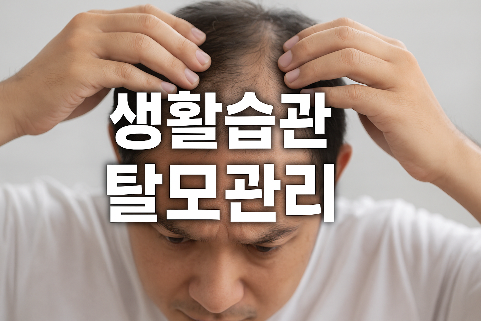 생활습관으로 탈모 관리 방법
