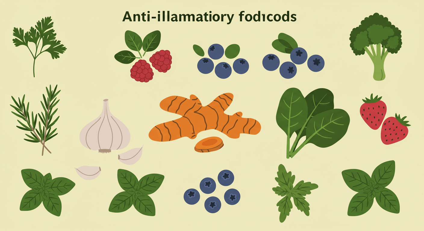 항염 식단으로 몸속 염증 줄이기
