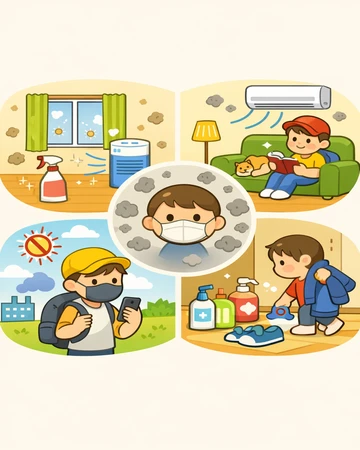 미세먼지 많은 날 외출 기준과 생활 관리6