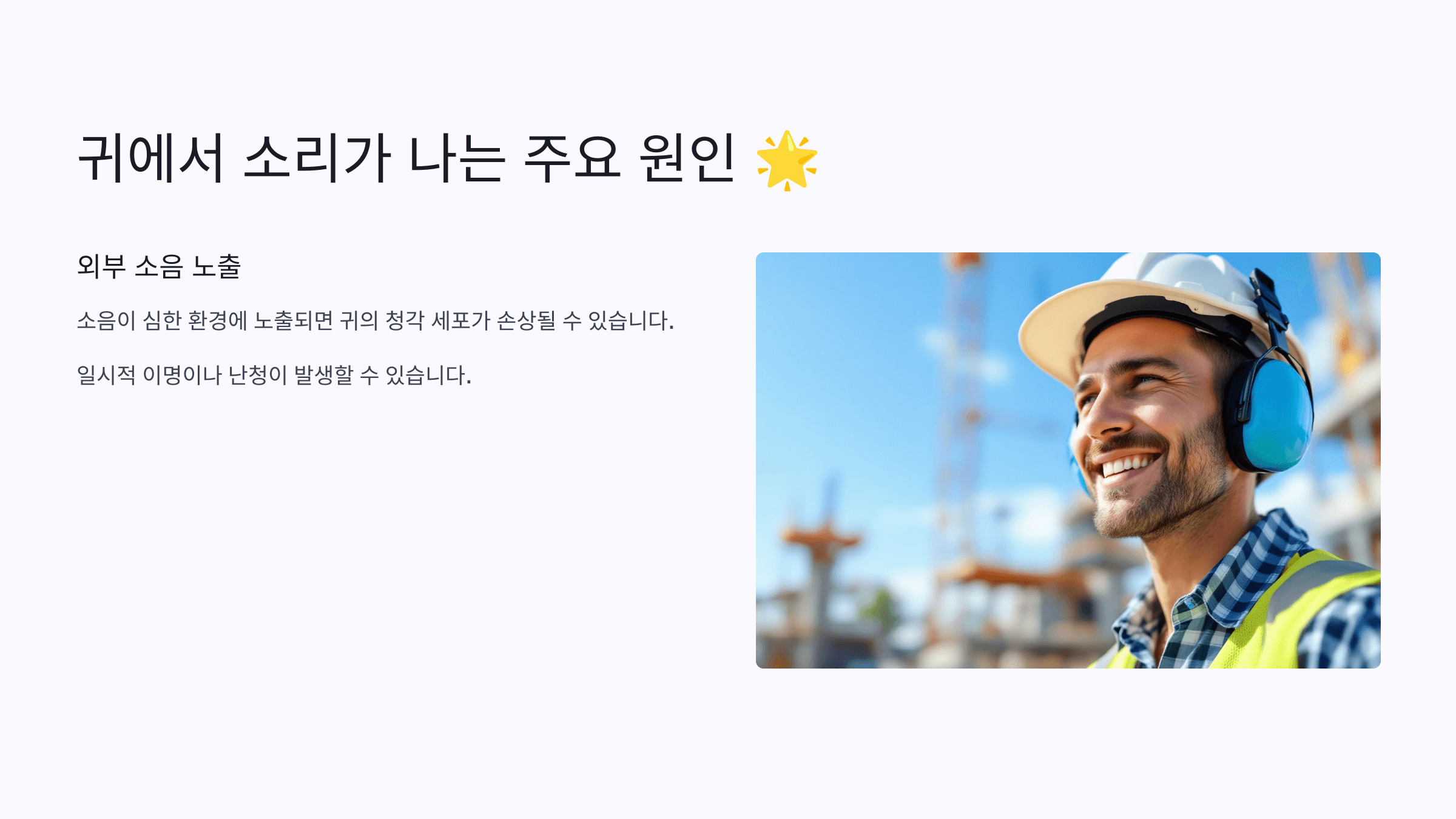 귀 사진입니다.