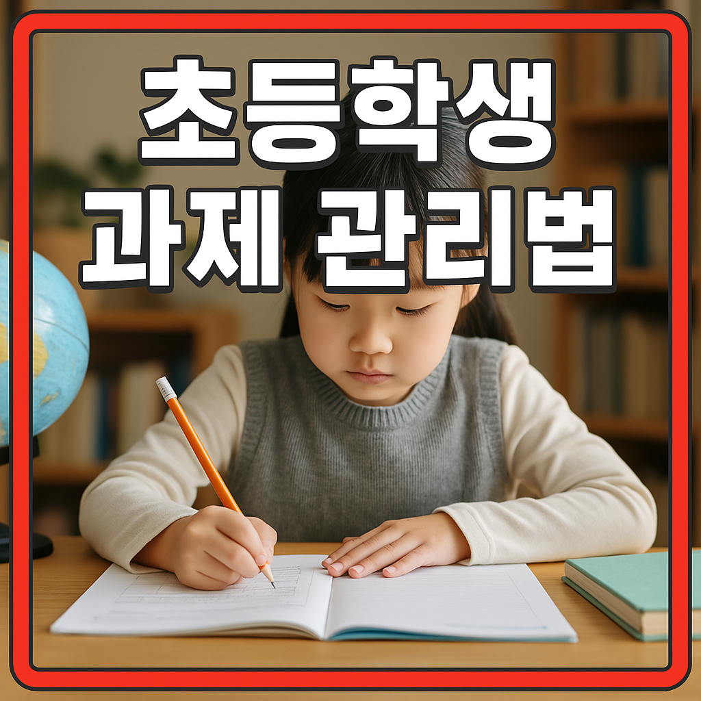 초등학생 과제 관리법