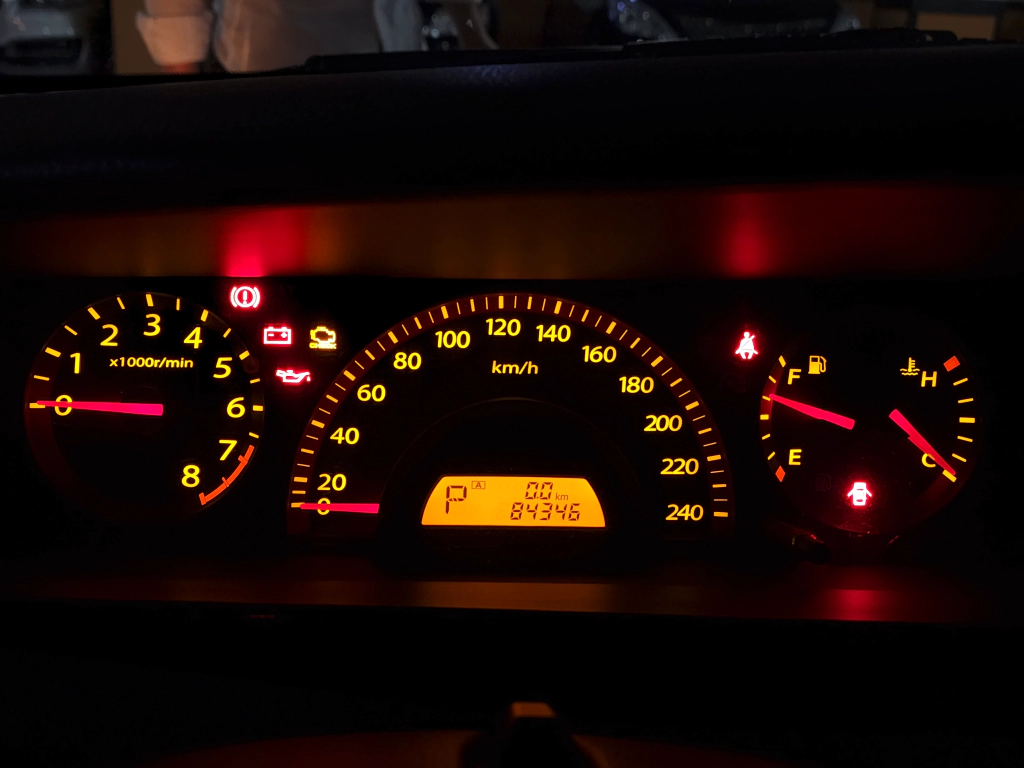 누적 주행거리 84,326km sm5 뉴임프레션 가솔린 차량