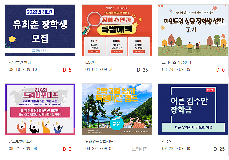 다양한 지원방식