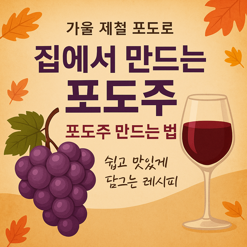 포도주 만드는 법