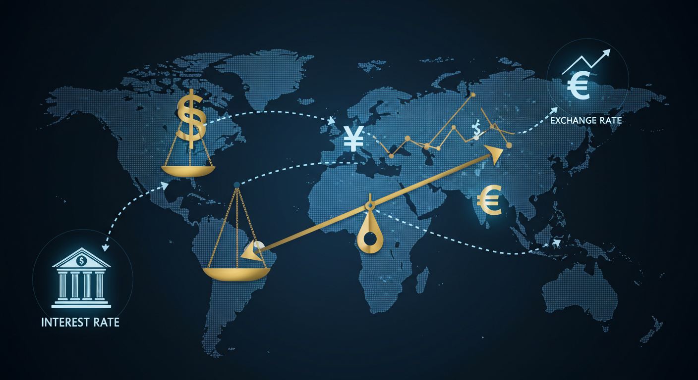 "금리와 환율의 상관관계"에 대한 이미지입니다.