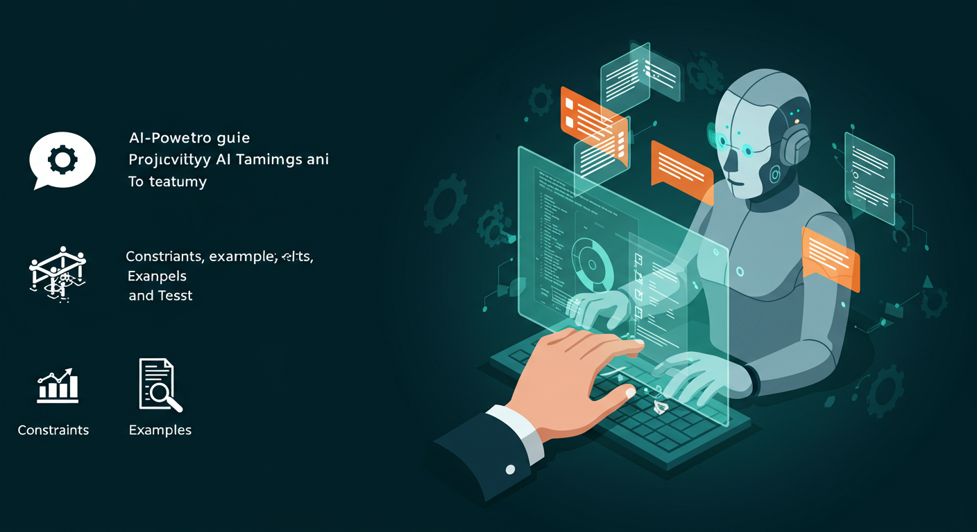 AI 보고서 작성의 비밀: '제약, 예시, 테스트'로 완성도 높이기