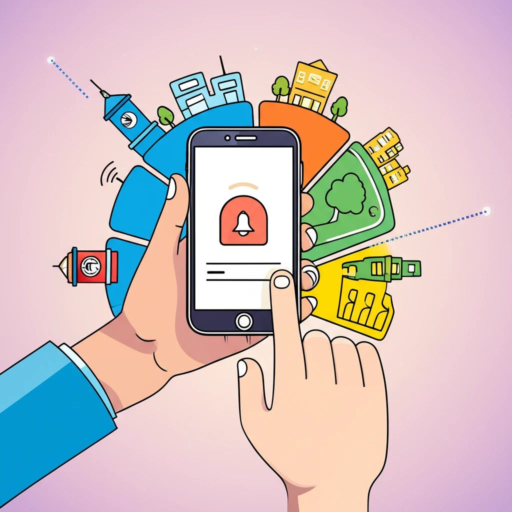 성북구 주정차 단속 알림 문자 서비스..