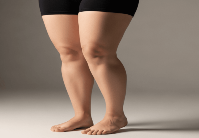 붓는 다리 부종으로 부은 다리 이미지