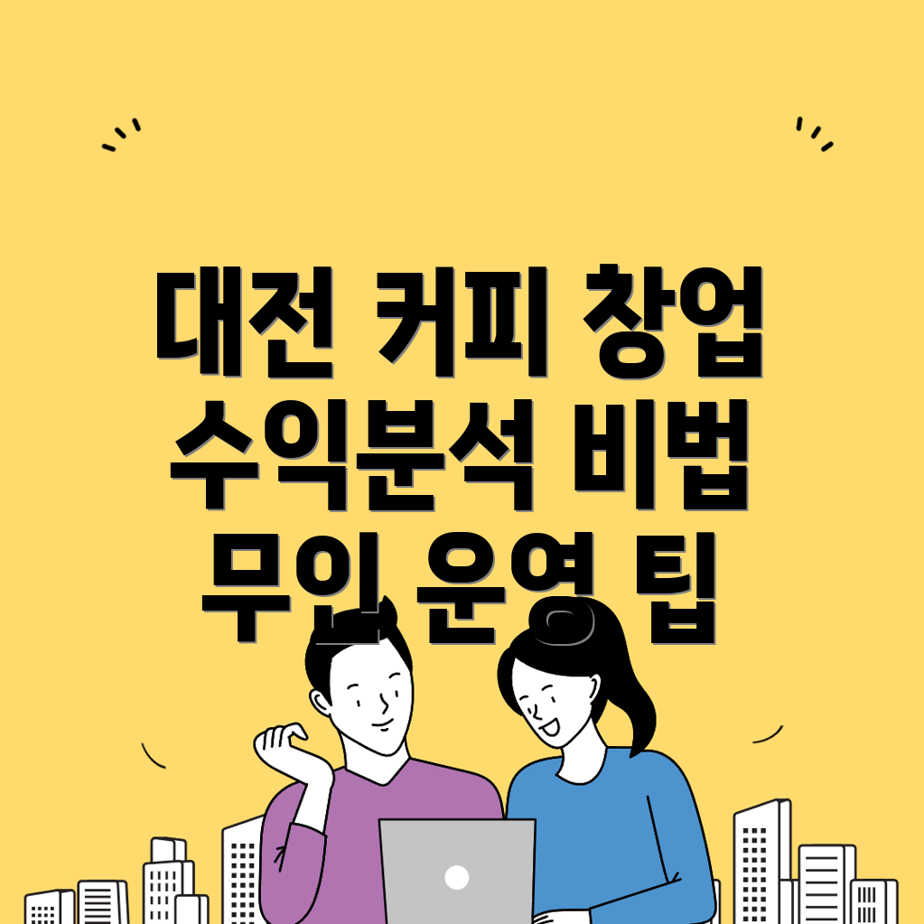 대전 무인 커피자판기