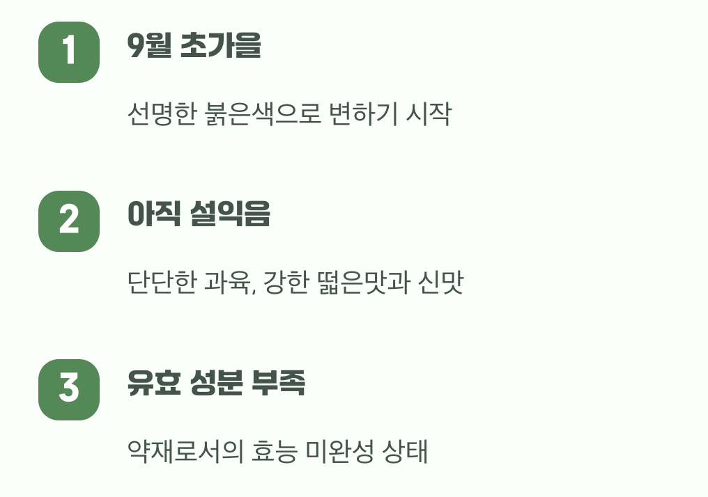 붉은빛의 유혹&amp;#44; 아직은 기다릴 때