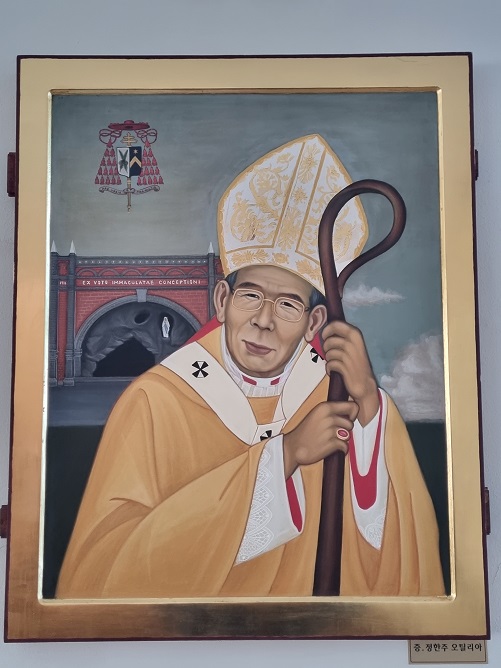 김수환 스테파노 추기경 이콘 사진