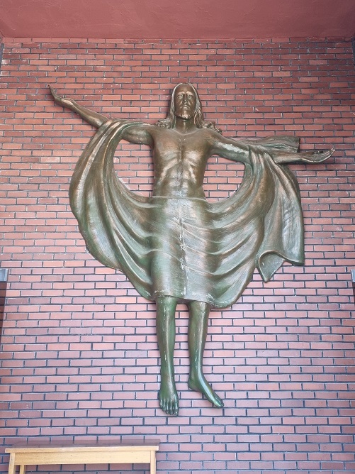 부산 동래성당 예수님 부조상