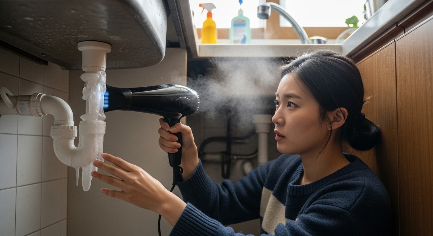 겨울철 수도 동파 예방 방법