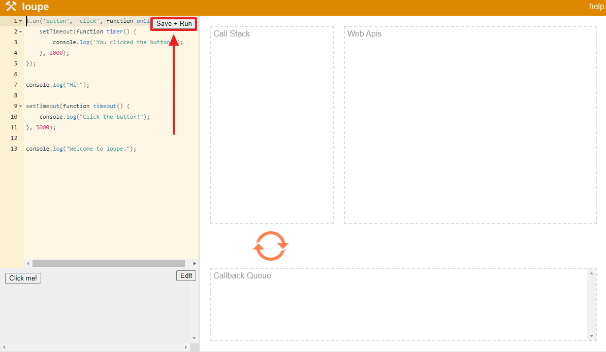 자바스크립트 이벤트 루프 시각화