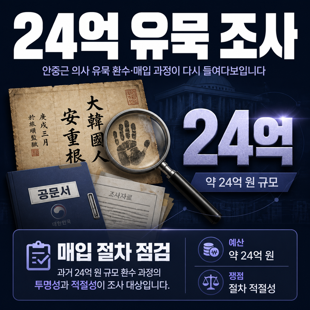 24억 유묵 조사