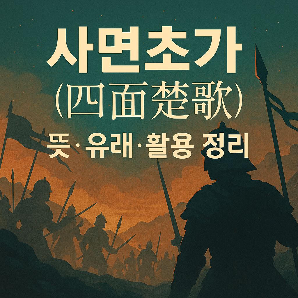 사면초가 뜻, 유래, 실생활 활용