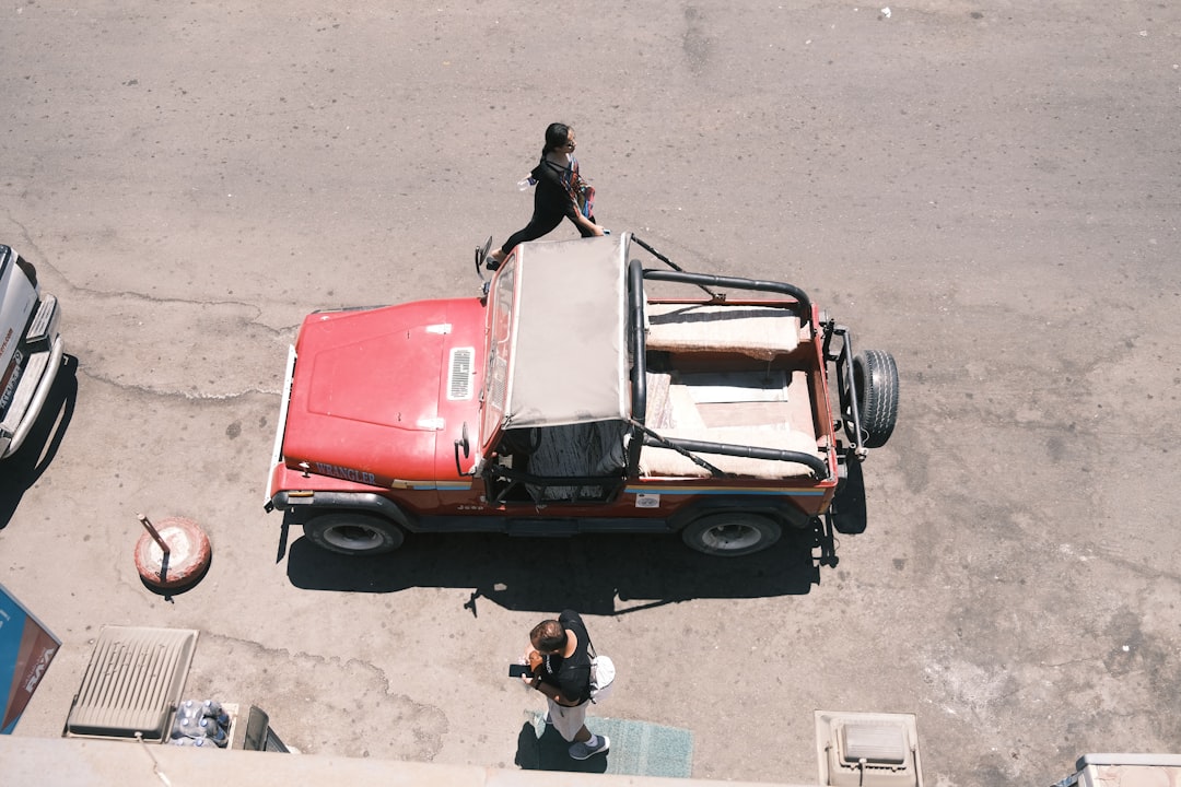 Used car lift.