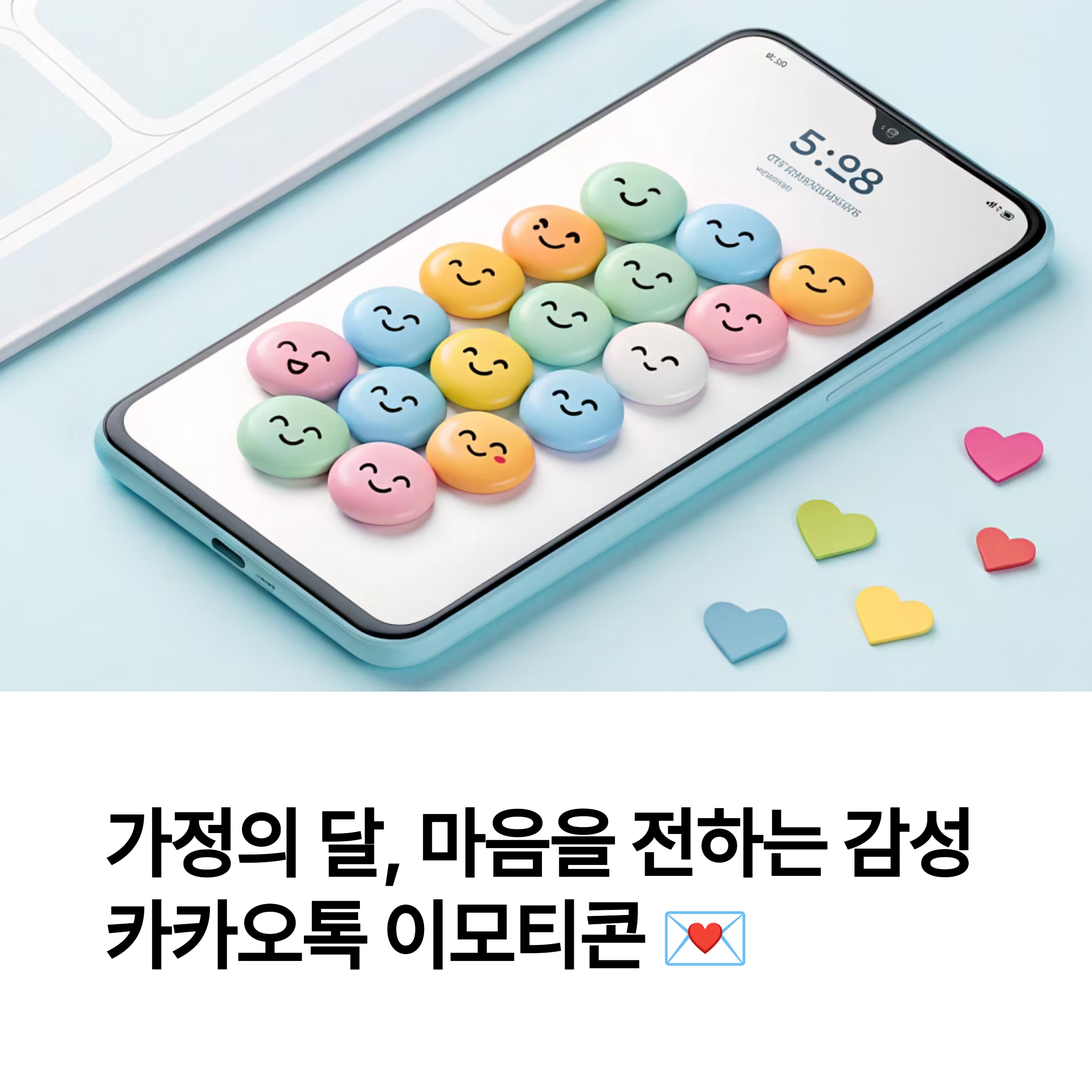 가정의 달, 마음을 전하는 감성 카카오톡 이모티콘 추천