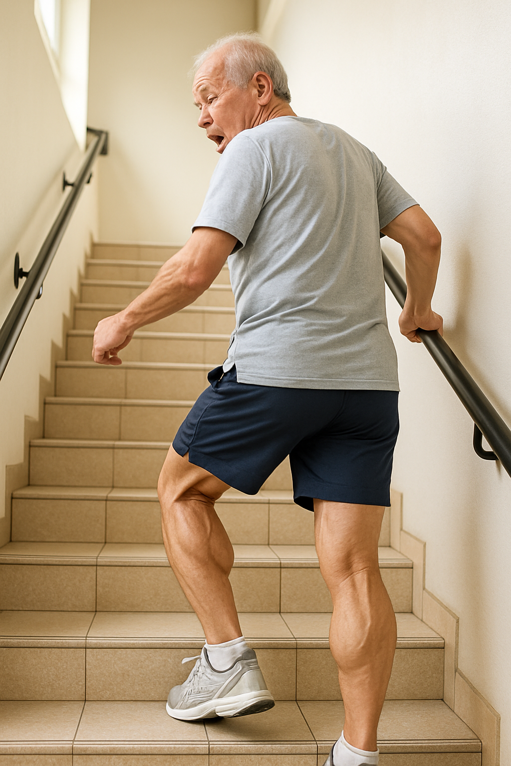계단오르기의 근력 강화 효과 분석 (노인운동, 하체, 기능)